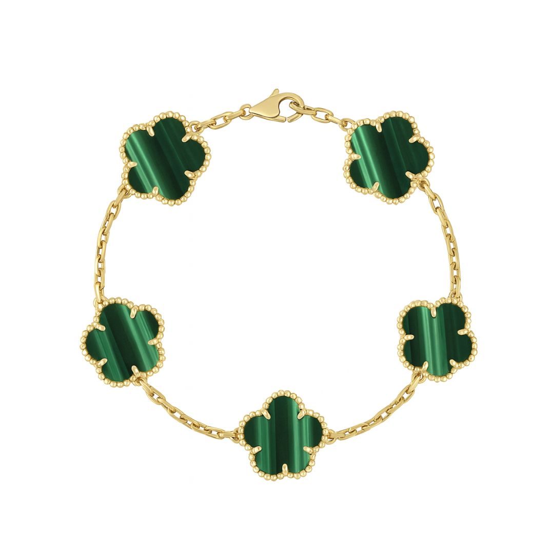 Pulseira Feminina Trevo Dhalina
